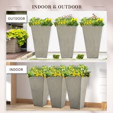 Indoor Plastic Garden Flower Pots