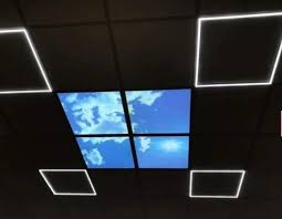Aluminum Square Sky Ceiling Light Box
