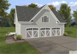 3 Car Country Style Garage 1624 Sq Ft