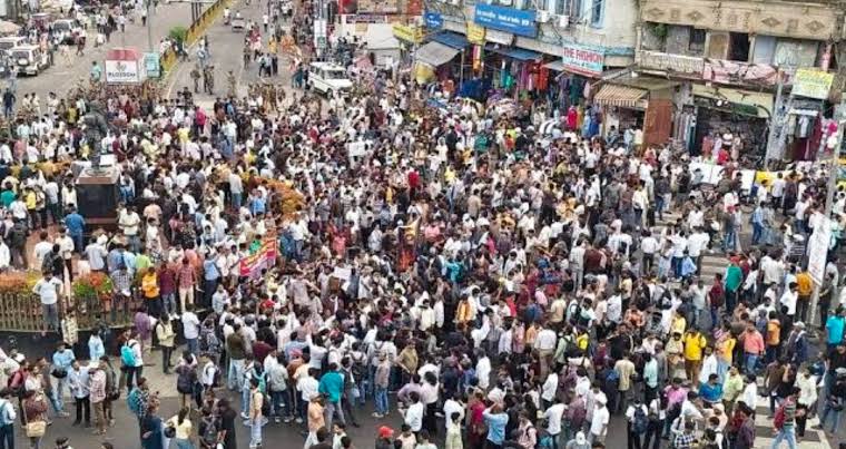 Jharkhand Students Intensify Recruitment Protest Jharkhand Students Intensify Recruitment Protest - General News | Krihaa