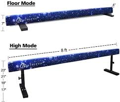 folding gymnastics balance beam low