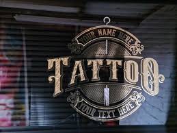 Tattoo Window Sticker24in Wide