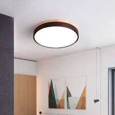 Large Round Ceiling Light Fixture Off