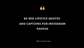 80 red lipstick es and captions for