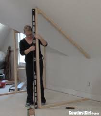 A Closet Around Wonky Angled Ceilings