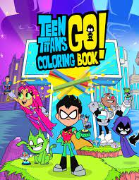 Teen titans starfire coloring pages. Teen Titans Go Coloring Book 47 Exclusive Illustrations For Adults And Kids Amazon De Titans Alane Fremdsprachige Bucher