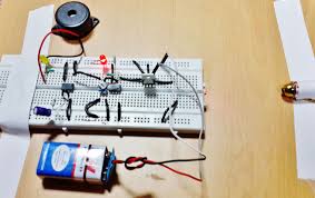 laser security alarm circuit diagram