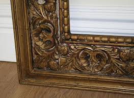 Large Antique Style Carved Ornate