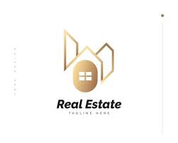 Design Luxury Gold Real Estate Logo