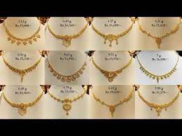 light weight gold jewellery designs