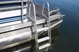 Replace the aluminum paneling on your pontoon boat's fence railing.thin enough to cut easily Pontoon Boat Ladder 10 Best Pontoon Boat Ladders Boating Geeks