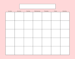 Blank Calendar Page Fill As Needed Blank Calendar Pages