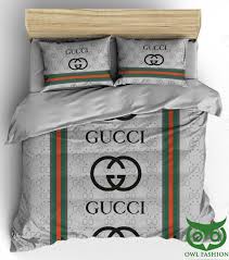 Luxury Gucci Gray Color Green And Red