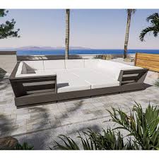 Polywood Elevate 12 Piece Pit Outdoor Sectional Sofa