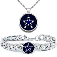 dallas cowboys nfl fan necklaces for