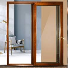 Zaffiro Alu Wood Sliding Door With Lock