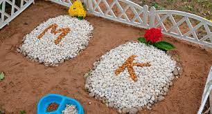diy pet grave markers memorial stones