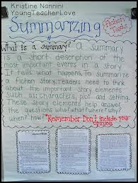 Summarizing Fiction Texts Simplified Young Teacher Love