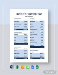 How To Create Nonprofit Budget 11 Best Examples Examples