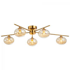 67567 005 matt br 5 light semi flush