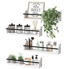 Floating Shelves With Protective Metal