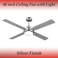 If the unit is mounted too high, you might not be able to achieve any results despite a powerful motor. Fias Revolve 48 Inch Ceiling Fan In Brushed Chrome With Light Ebay