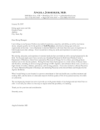 Examples Of Medical Coverletters Doctor Cover Letter