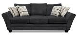 Febe Chenille Queen-Size Sofa Bed - Charcoal The Brick