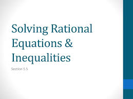 ppt solving rational equations