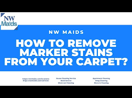 remove marker stains from your carpet