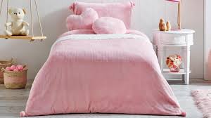Teddy Pink Quilt Cover Set Single