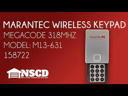 marantec m13 631 wireless keyless entry