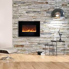 Flush Mount Electric Fireplace With