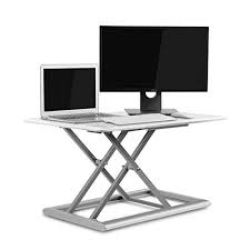 Best dual monitor standing desk: Upergo Standing Desk Converter Height Adjustable Sit Stand Up Desk 30inx20in Aluminum Made Design For Monitor And Laptop Sit To Stand In Seconds Id 30w Buy Online In Antigua And Barbuda At Antigua Desertcart Com Productid 153828184