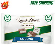 3x russell stover sugar coconut covered