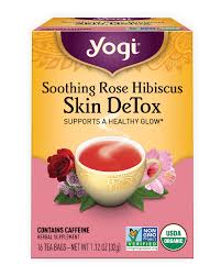soothing rose hibiscus skin detox tea