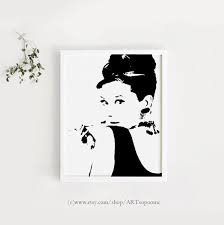 Audrey Hepburn Wall Art Printable Art