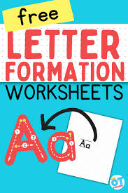 letter formation worksheets the ot
