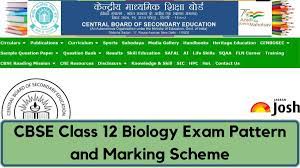 cbse cl 12 biology exam pattern 2024