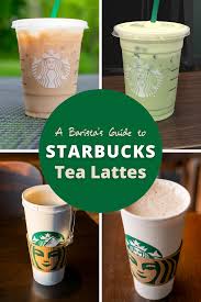 A Barista's Guide to Starbucks Tea Latte Menu - Sweet Steep
