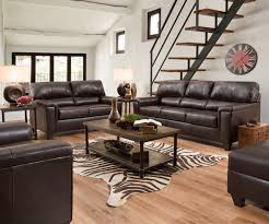 leather sofa and love in bark home