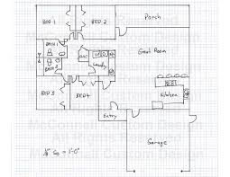 how to draw a simple house floor plan