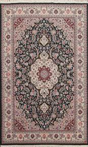 dark green aubusson oriental rug 6x9