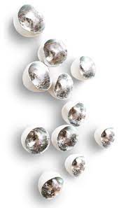 Silver Seed Wall Accents Set Of 20