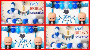 easy birthday decoration ideas for boy