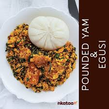 Add two packs of sympli yam cubes and leave to boil for seven minutes. Nkataa A Twitter Have You Tried Our Pounded Yam Egusi Soup Egusisoup Nkataabukka Nkataaonline Grocerystore Groceryshopping Abujafoodie Restaurant Placestoeatinabuja Onlineshopping Logistics Https T Co Tnai6nbslx
