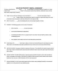 Vacation Rental Agreement 8 Free Word Pdf Documents
