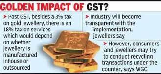 impact of gst on gold and gold
