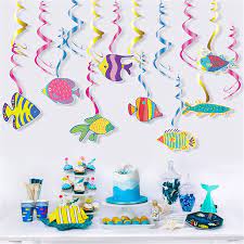 tropical fish party decorations