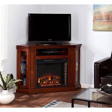 Electric Fireplace In Brown Maho